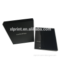 luxury black paper box with tray for phone fancy paper matte lamination box